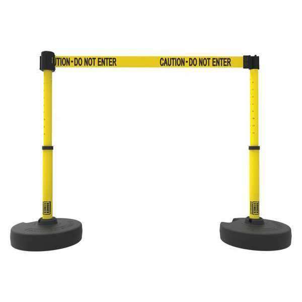 PLUS Barrier Set X2, Cutn-Do Not Entr, Ylw