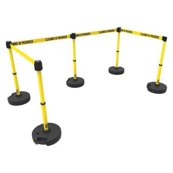 PLUS Barrier Set X5, Clean in Prgress, Ylw