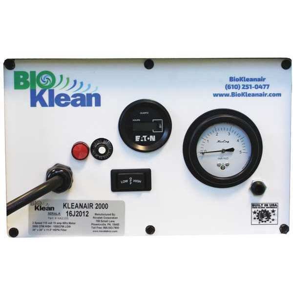 HEPA Negative Air Machine, 15 Amps, 31