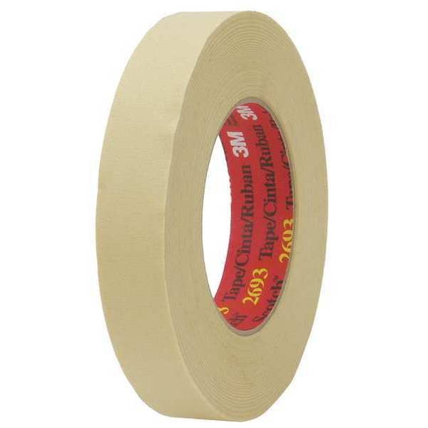 Masking Tape, Crepe Paper, Tan, PK24