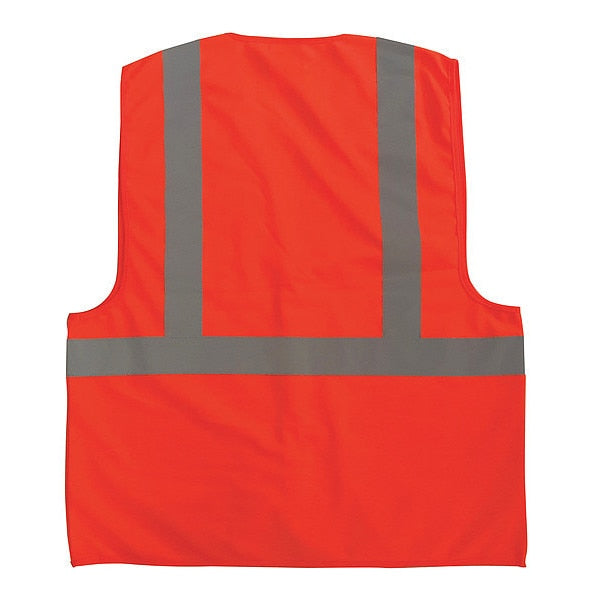 U-Block Vest, Class2 Orange/Red, S/M