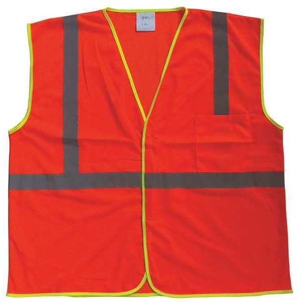 U-Block Vest, Class1 Orange/Red, 4XL/5XL