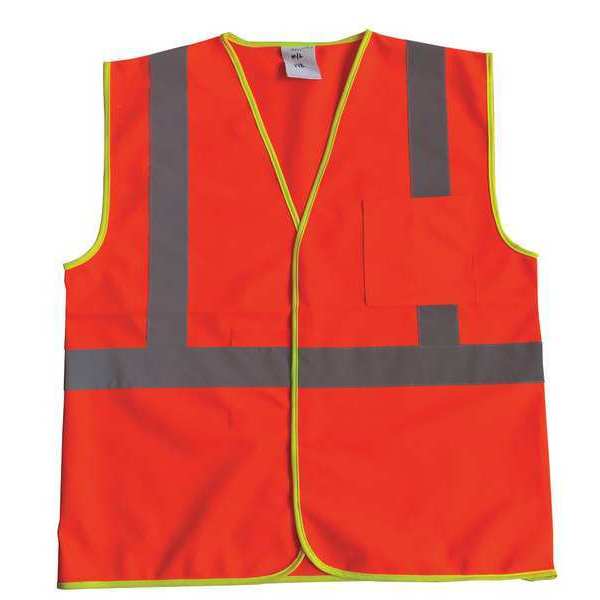 U-Block Vest, Class1 Orange/Red, 4XL/5XL