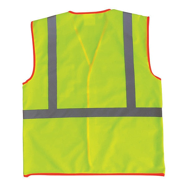 U-Block Vest, Class1 Yellow/Grn, 4XL/5XL