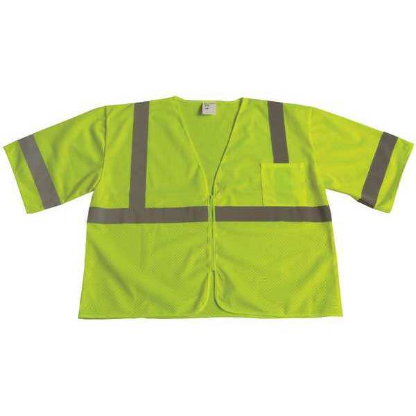 U-Block Vest, Class3 Yellow/Grn, L