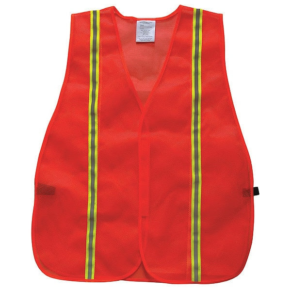 Back Stp Vest, Unrated Orange/Red, Univ