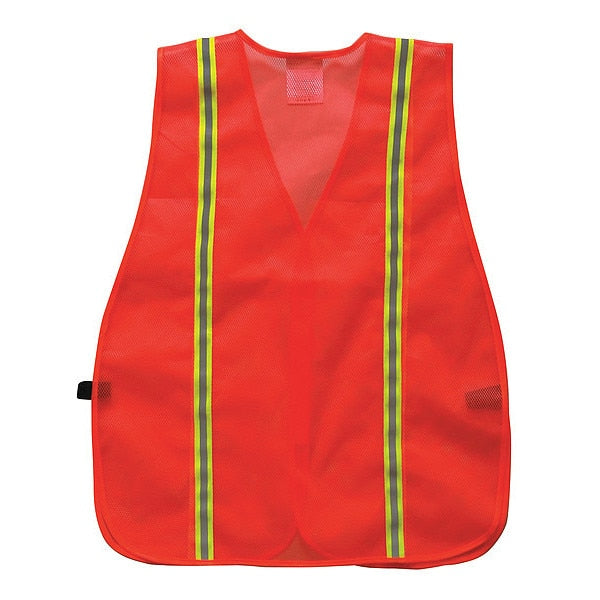 Back Stp Vest, Unrated Orange/Red, Univ