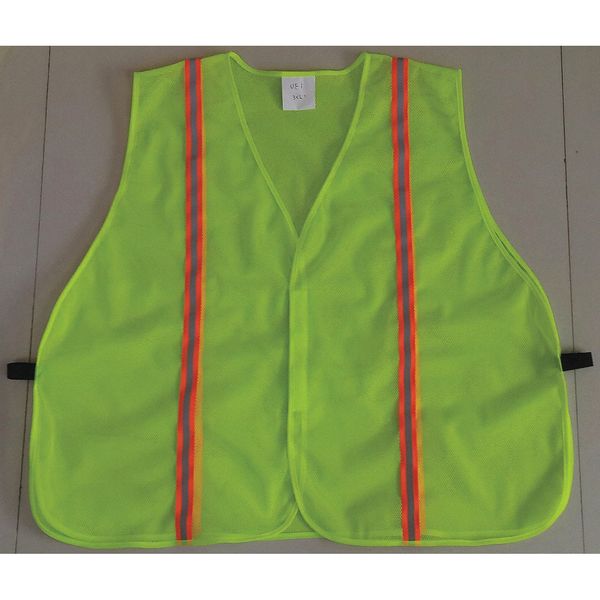Back Stp Vest, Unrated Yellow/Grn, 3XL