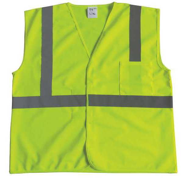 U-Block Vest, Class2 Yellow/Grn, S/M