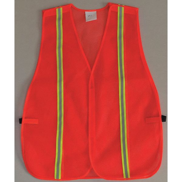 Back Stp Vest, Unrated Orange/Red, Univ