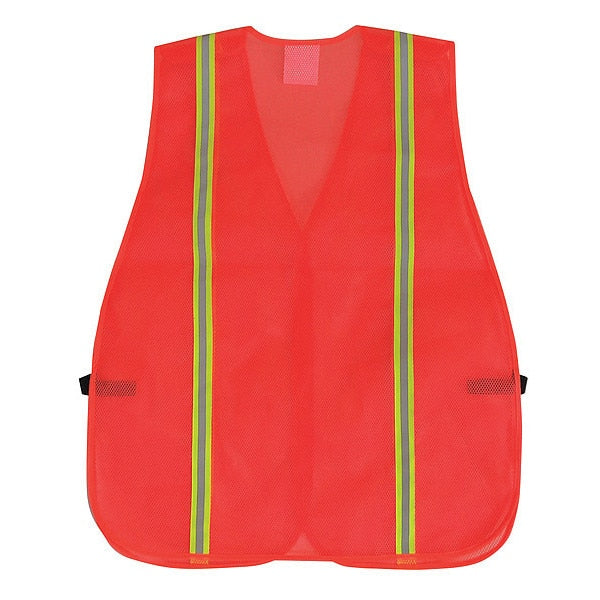 Back Stp Vest, Unrated Orange/Red, Univ
