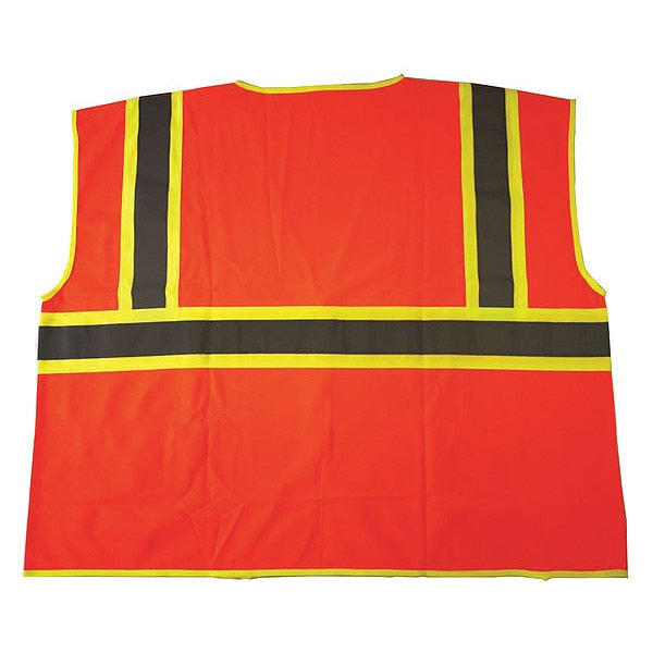 High Visibility Vest, Orange/Red, 3XL