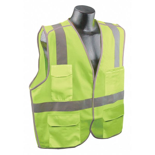 High Visibility Vest, Yllw/Green, 2XL/3XL