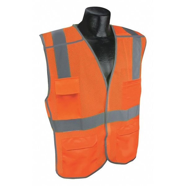 Breakaway Vest, Orange/Red, S/M
