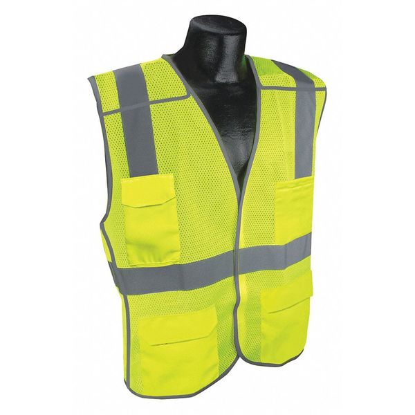 Breakaway Vest, Yllw/Green, 4XL/5XL