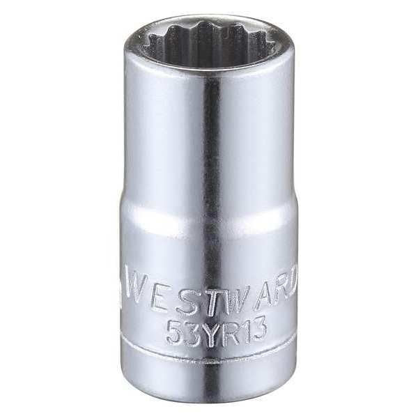 1/4 in Drive, 7mm Triple Square Metric Socket, 12 Points
