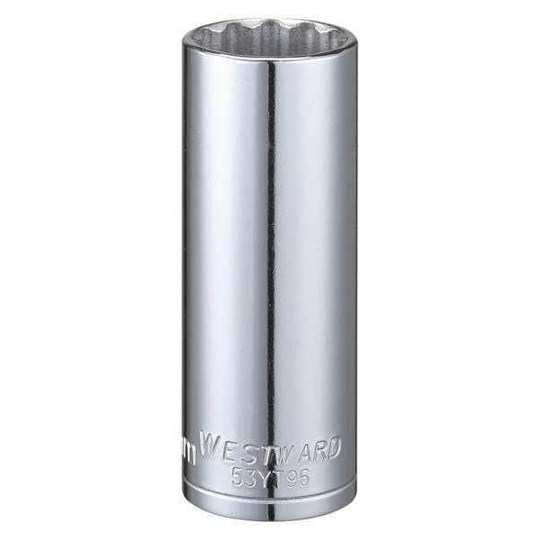 3/8 in Drive, 18mm Triple Square Metric Socket, 12 Points