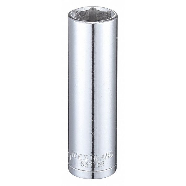 3/8 in Drive, 13mm Hex Metric Socket, 6 Points