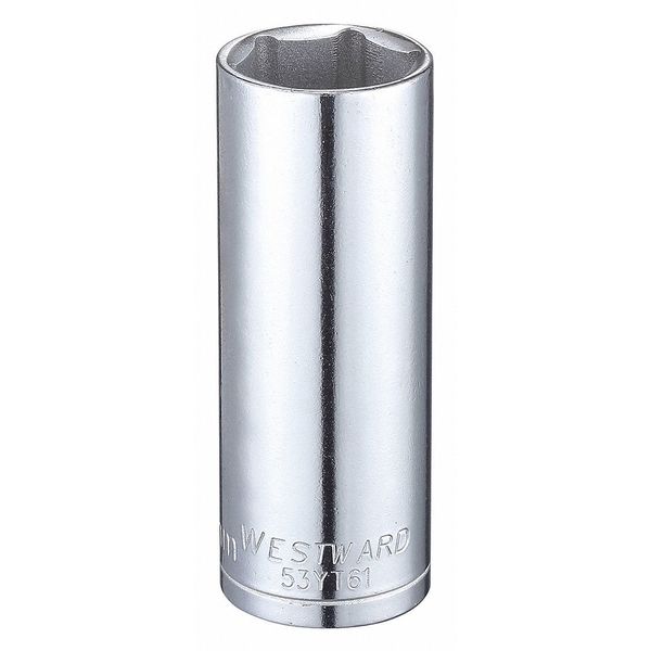 3/8 in Drive, 18mm Hex Metric Socket, 6 Points