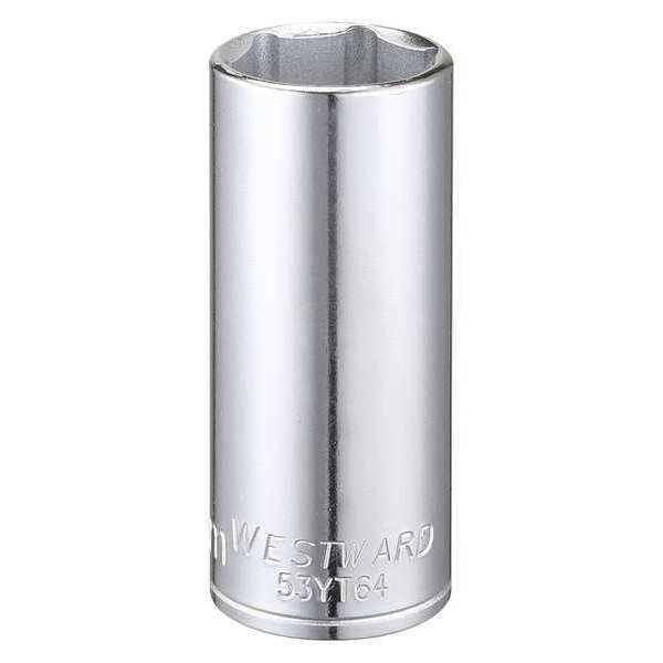 3/8 in Drive, 21mm Hex Metric Socket, 6 Points