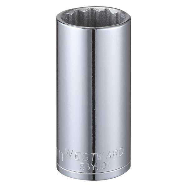 3/8 in Drive, 22mm Triple Square Metric Socket, 12 Points