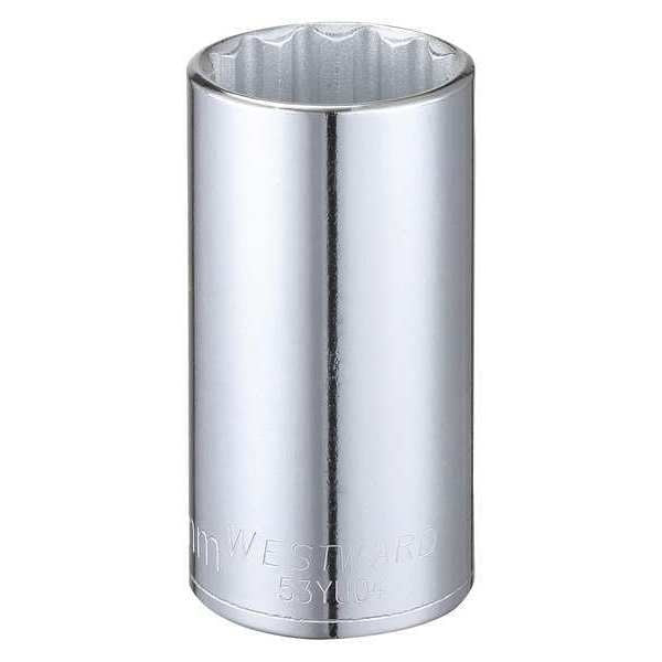 3/8 in Drive, 25mm Triple Square Metric Socket, 12 Points