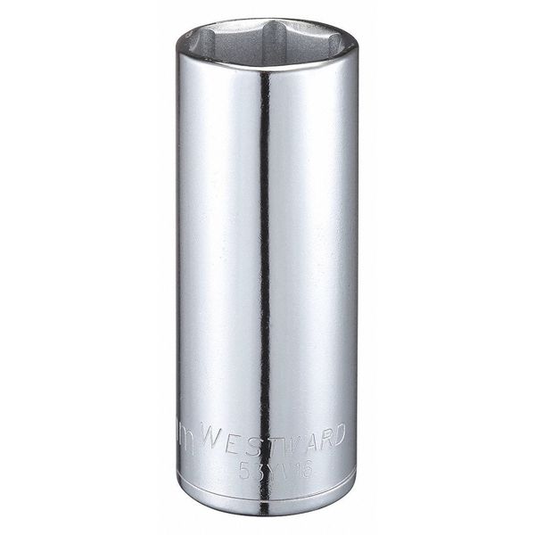 1/2 in Drive, 25mm Hex Metric Socket, 6 Points