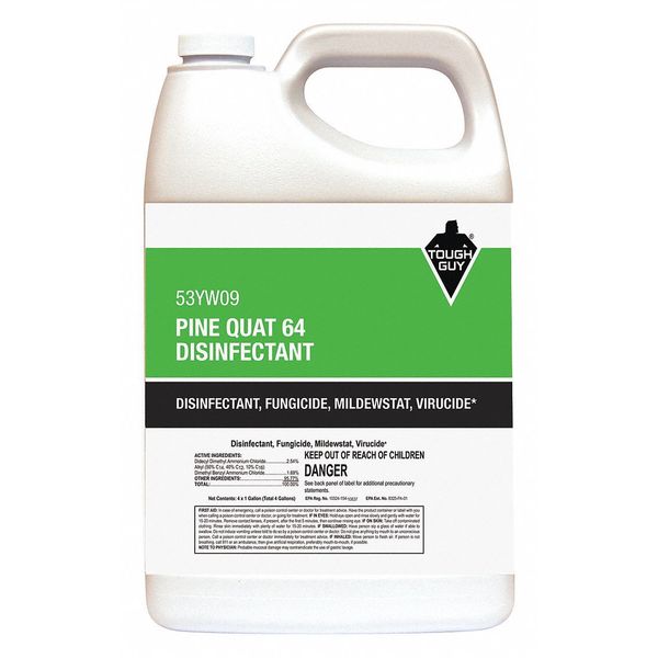 Cleaner and Disinfectant, 1 gal. Bottle, Pine