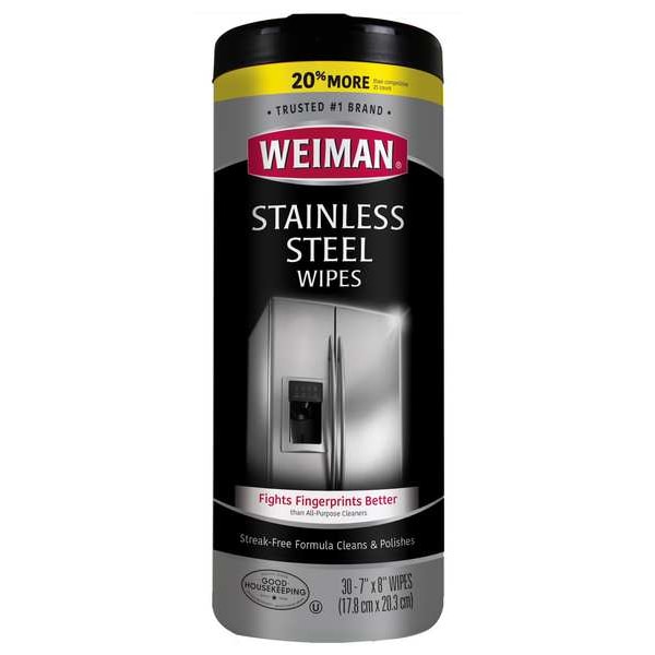 Cleaner, Wipes, For Use On SS, PK30