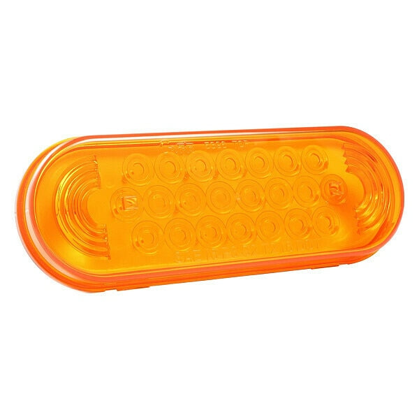 Stop/Tail/Turn Lamp, Oval, Yellow