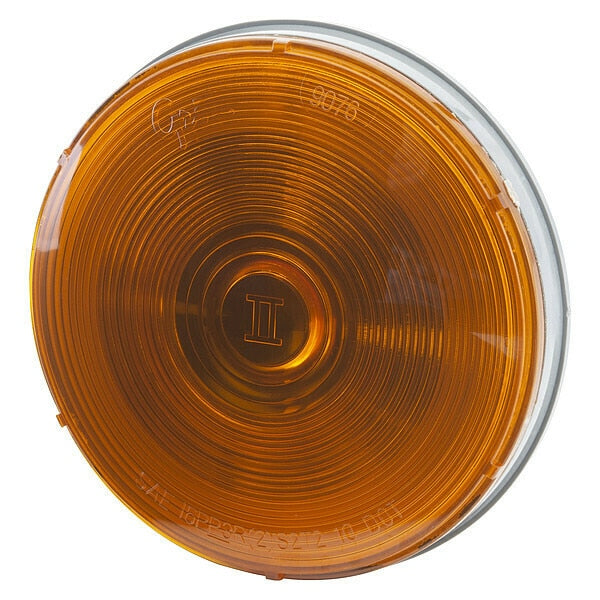 Stop/Tail/Turn Lamp, Yellow, Round