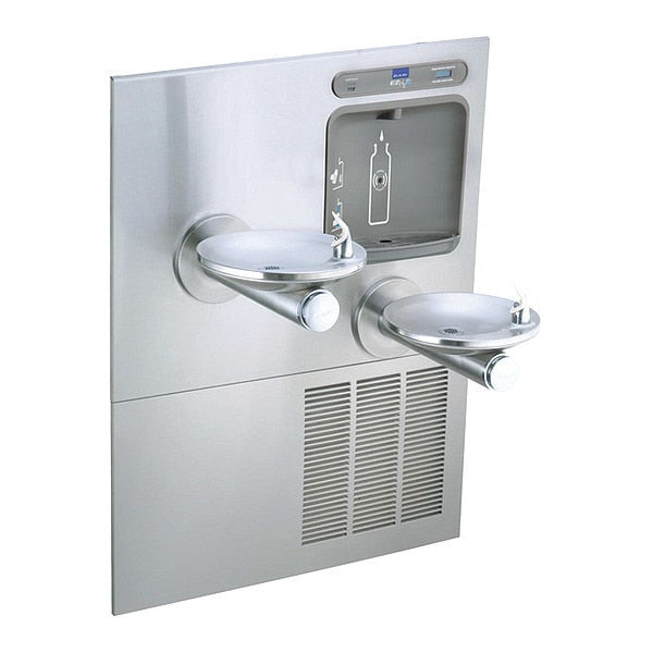 Indoor, Wall Mount (Inwall Frame/Plate) Mount, Bottle Fill Station, Rfrigeratd, Filtrd, SS