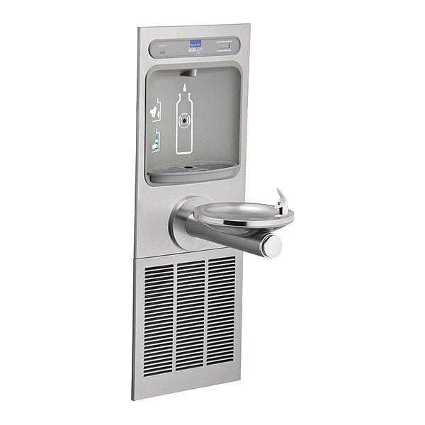 Indoor, Wall Mount (Inwall Frame/Plate) Mount, Bottle Fill Station, Refrigeratd Fltrd, SS