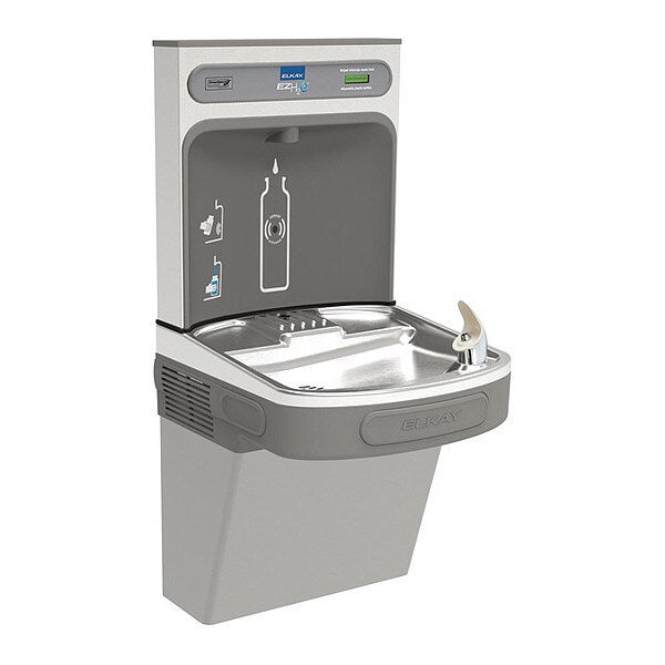 Bottle Fill Station, Sngl Cooler, L Gry