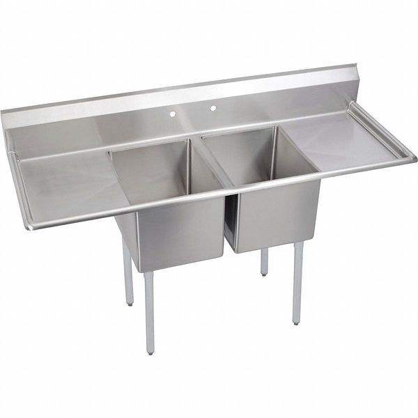Sink, Scullery Mount, 1 Set, On Center Hole, #4 Finish Finish