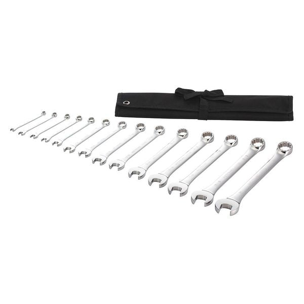 Combination Wrench Set, 14 Pieces, 12 Pts