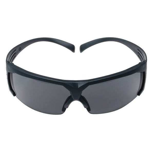 Safety Glasses, Traditional Gray Polycarbonate Lens, Anti-Fog