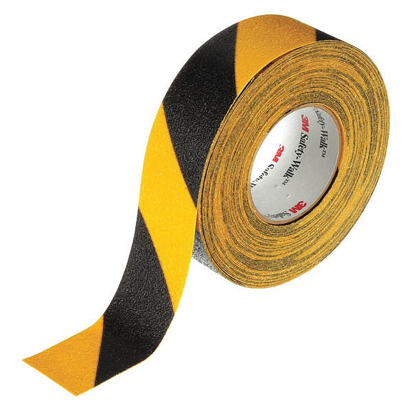Antislip Tape, Mineral Coated, Blck/Yellow