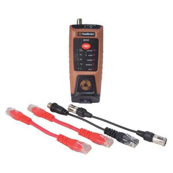 Cable Tester, RJ45/Coax Connector Type