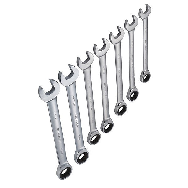 Ratcheting Wrench Set, SAE, 7 pcs.