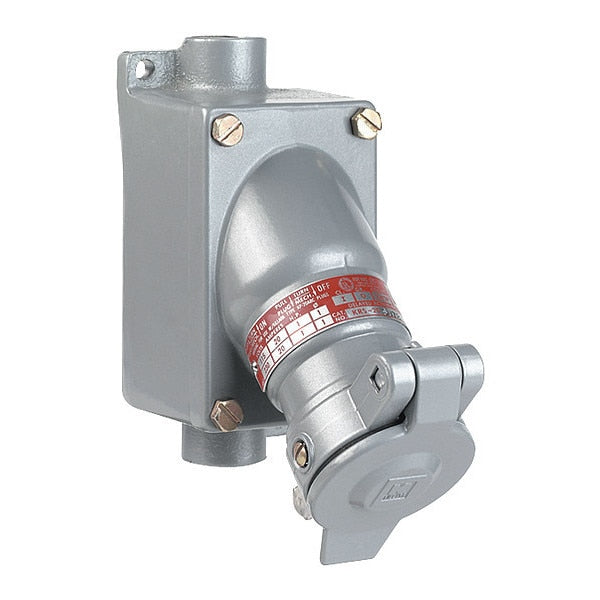 3W 2P 20A Hazardous Pin & Sleeve Receptacle 120VAC