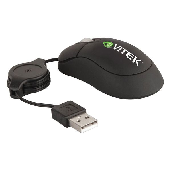Mouse, Corded, Laser, Black