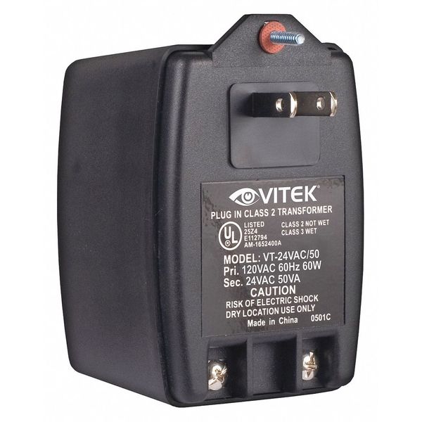 Power Supply, Output 24VAC, VA Rating 50