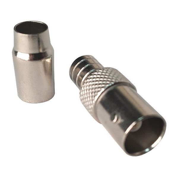 Coaxial Crimp Connector, BNC Female, PK100