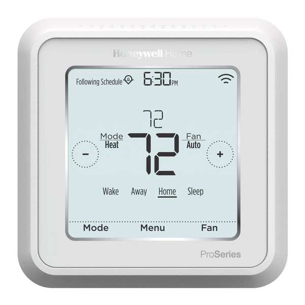 WiFi Thermostat, 7, 5-2, 5-1-1 Programs, 3 H 2 C, Wall Mount, Hardwired, 20/30VAC