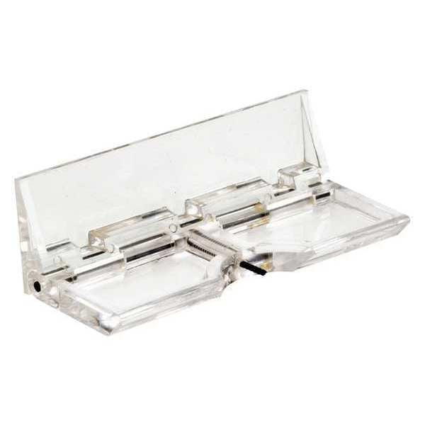 Glass Surface Lock, Acrylic, Unfinished, PR