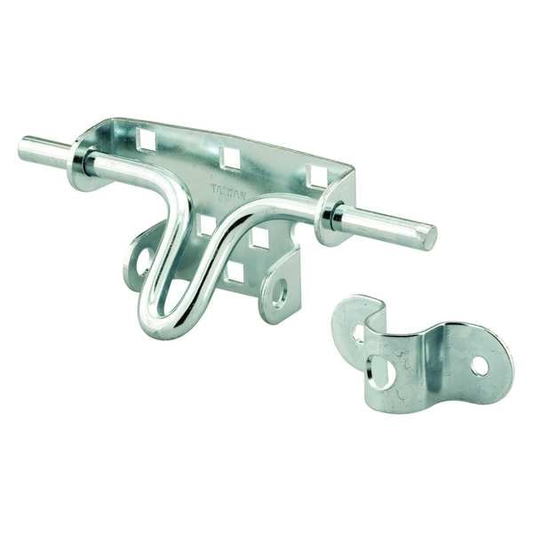 Slide Bolt, Manual Lever, Zinc, 1-5/16