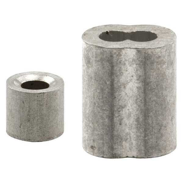 Ferrules Stops, Aluminum, Silver, PR