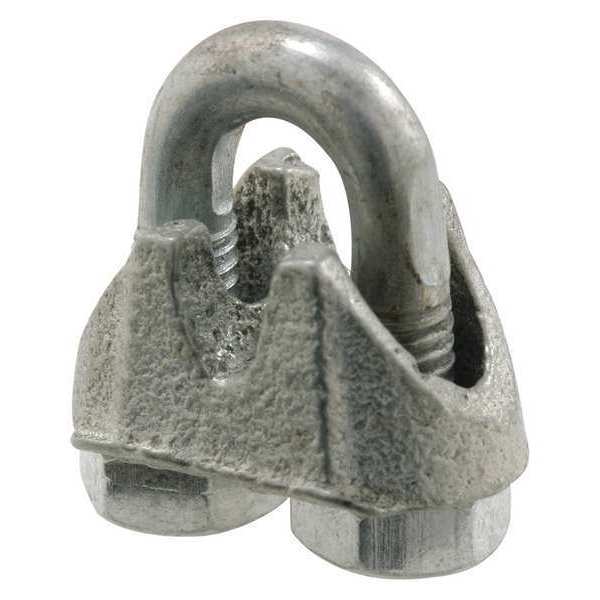 Cable Clamp, Steel, 1/16