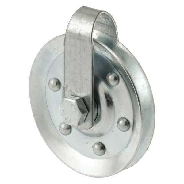Pulley Strap and Bolt, Steel, Silver, PR